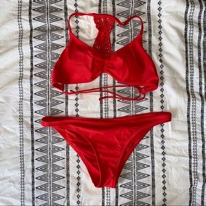 Aerie cheeky swimming suit bottoms - size M